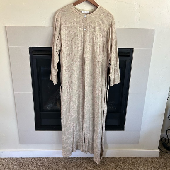 Bryn Walker button front Maxi Dress S embroidered USA boho prairie lagenlook - Picture 16 of 16